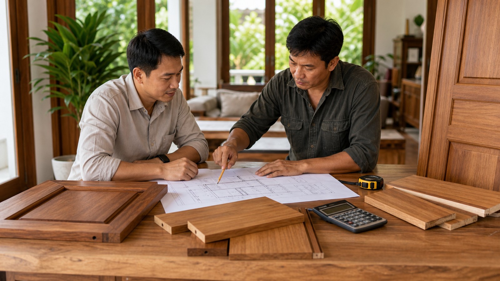 สั่งประตูหน้าต่างไม้สักทั้งหลัง ควรถามอะไรให้ครบก่อนเริ่มผลิต