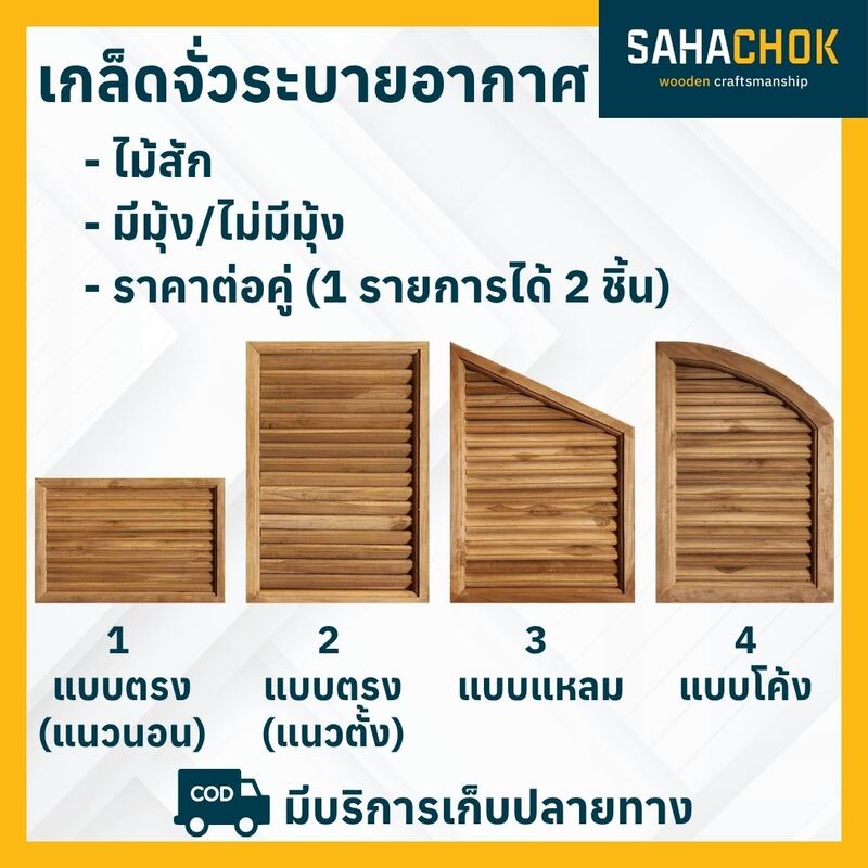 เกล็ดจั่วไม้สัก